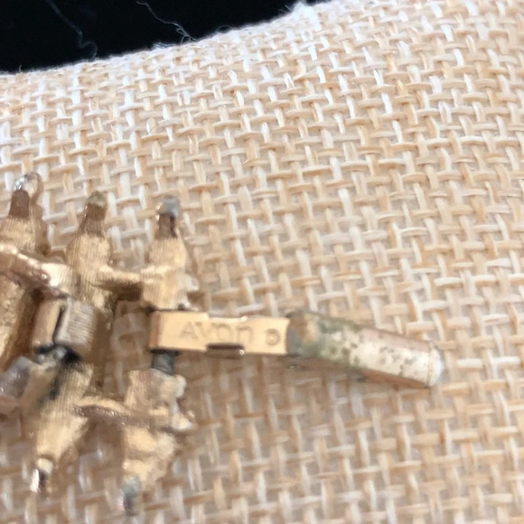 Vtg Avon Gold Tone Spiked Link Bracelet 7” Fashion - Picture 5 of 6